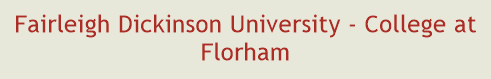 Fairleigh Dickinson University - College at Florham