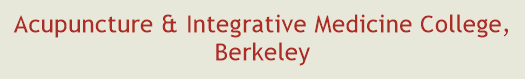 Acupuncture & Integrative Medicine College, Berkeley