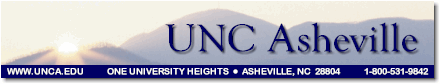 University of North Carolina Asheville University of North Carolina Asheville
